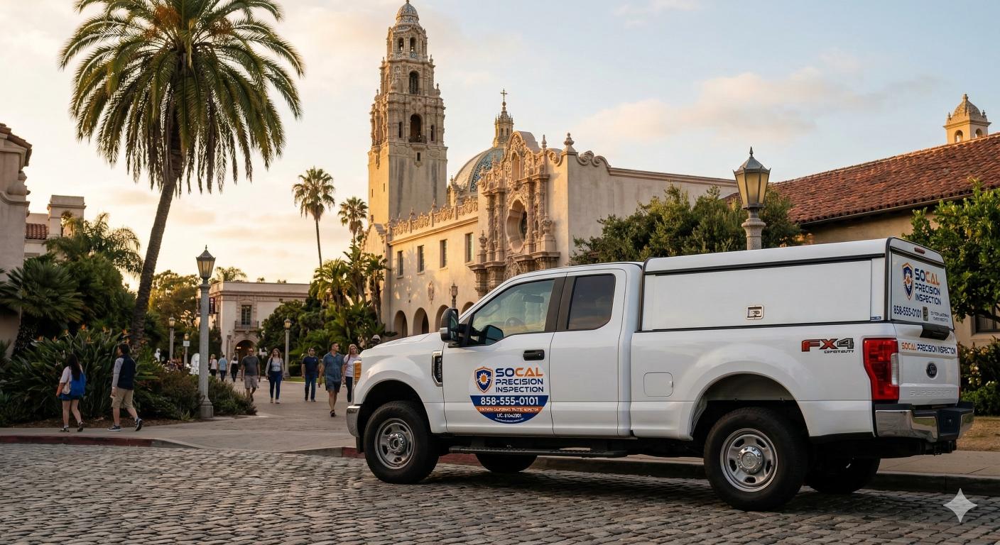 SoCal Precision Inspection — Service truck in San Diego